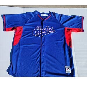 Chicago Cubs Majestic XL Mesh MLB Baseball Jersey Genuine Merchandise